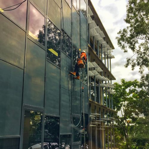 Rope access windows and panel repairs